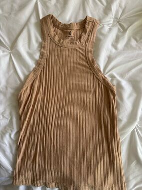 Free People Movement Ribbed Tank Top - Tan